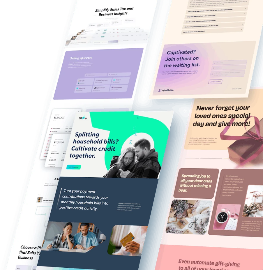 A grid of apps built with Million Labs LAUNCH